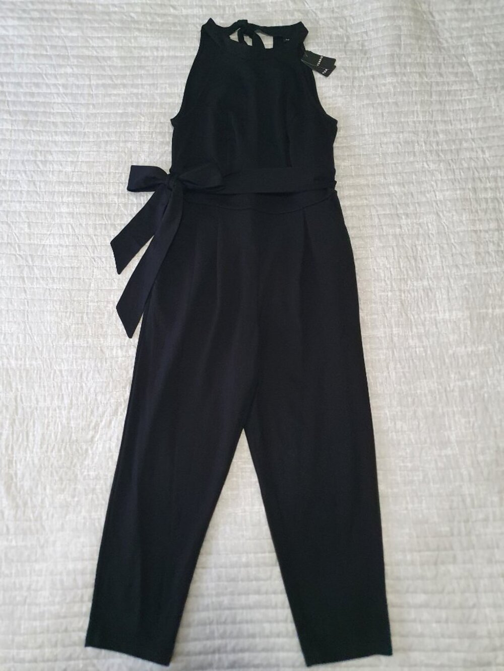 NWT Torrid Black Studio Luxe Ponte Jumpsuit - Size 0 (L/12) - Picture 4 of 7